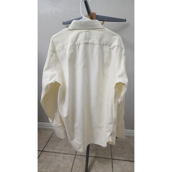 Charles Tyrwhitt LS 16 1/2 35 Classic Fit Button Up Dress Shirt Yellow - Picture 5 of 5